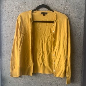 Banana Republic Yellow Cardigan - Size M
